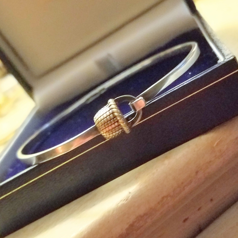 Nantucket Basket Bracelet 14K/925